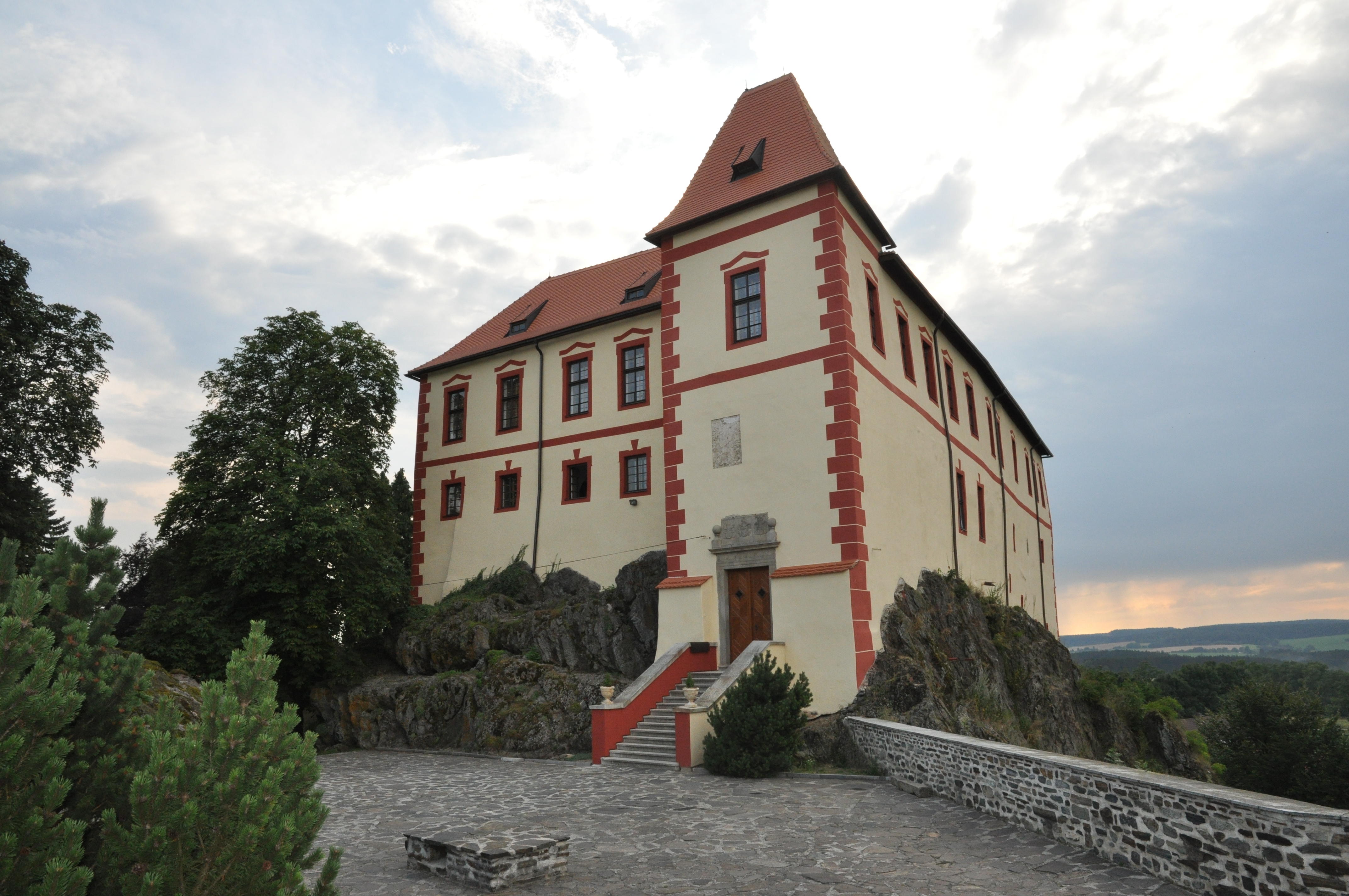 Hrad Kámen (foto František Krejča, 20. 7. 2023)